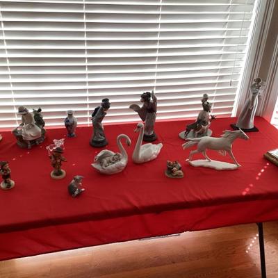 Variety of small figurines