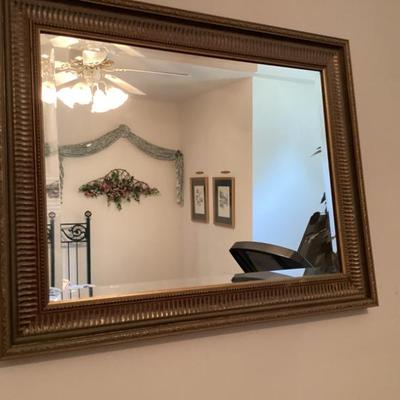 Framed mirror