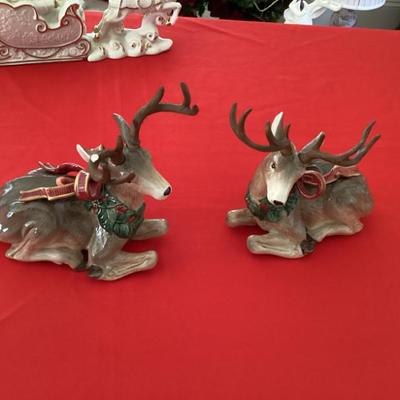 Fitz and floyed holiday home landing deer candleholders