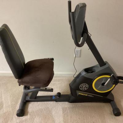 Golds gym recumbent bike
