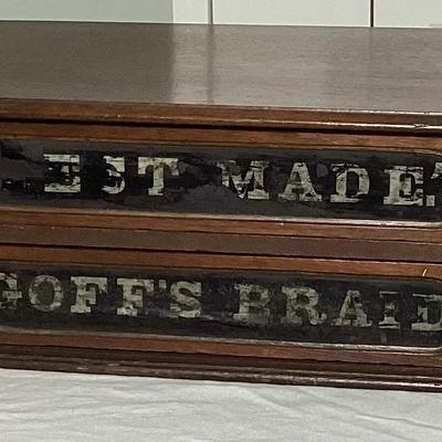 Decorative/ Antique Like 2 Drawer Organizer