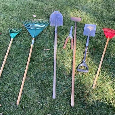 Lot of Garden and Lawn Tools