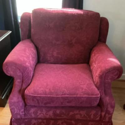 Burgundy Arm Chair