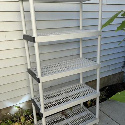 5 Tier Plastic Shelving Unit