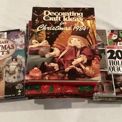 Lot of Christmas and Holiday Craft Books