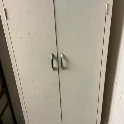 Metal Utility Storage Cabinet with Double Doors