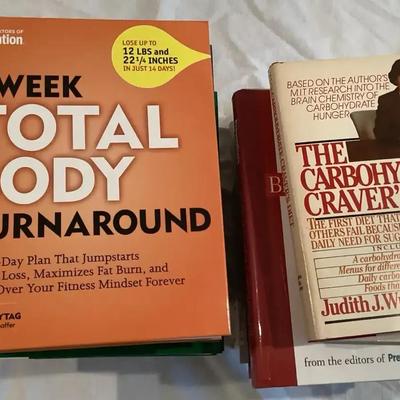 Lot of Health, Fitness, and Diet Books