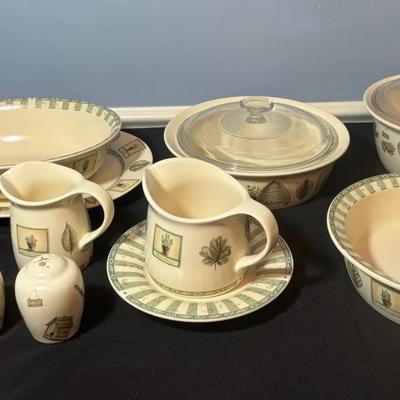 Pfaltzgraff “Naturewood” Stoneware Serving Collection