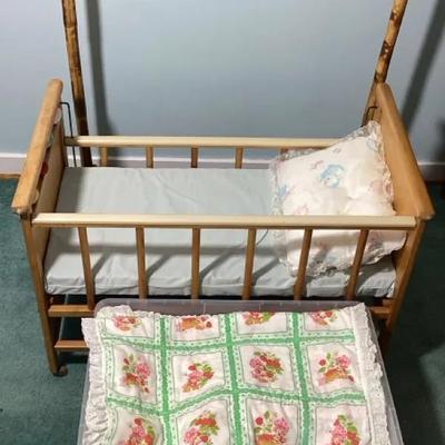Crib And Blankets