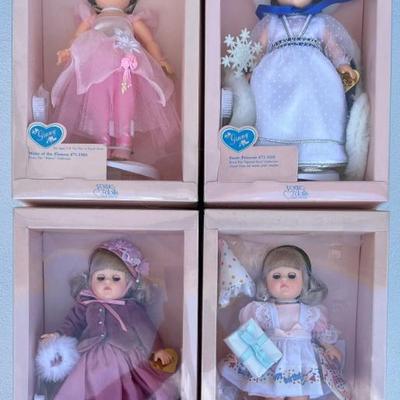 (4) Vogue Ginny 8" Hard Vinyl Dolls With Original Boxes