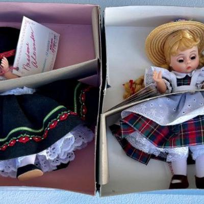 (2) Madame Alexander Dolls With Boxes - Mexico 550 And McGuffey Ana 496