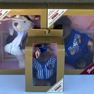 (3) Limited Edition " The Bialosky Treasury" Bears In Original Boxes With COAs