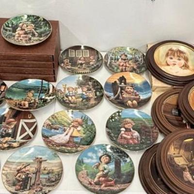 Large Lot Of Plates - Hummel, Knowles, Norman Rockwell, And More