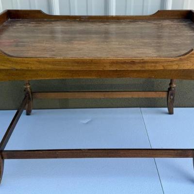Antique Brandt Hagers Town Maryland Removeable Tray Top Table (As Is)