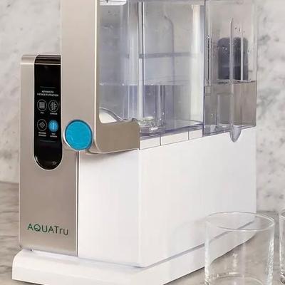 Aquatru Counter Top Osmosis Water Purifier 2023 Model AT2020 With (3) Filters And Sliding Tray