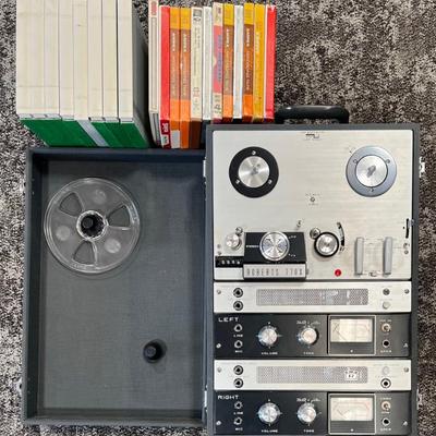Roberts 770X Reel To Reel With Case And Assorted Tapes