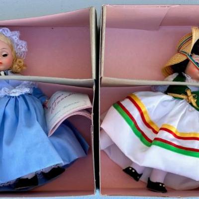 (2) Madame Alexander Dolls With Boxes - US 559 And Canada 534