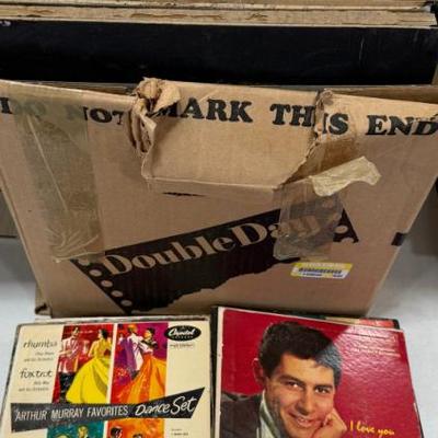 Lot Of Box Set Vinyl Albums - Songs Of War, Irving Berlin, Assorted 45's, And More
