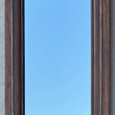 Vintage 17.25" X 32" Solid Wood Wall Mirror