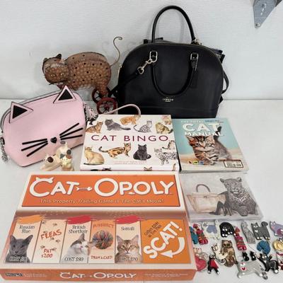 Cat Bingo, Catopoly, Total Cat Manual, Betsy Johnson Purse, Cat Pins, Toys, And More