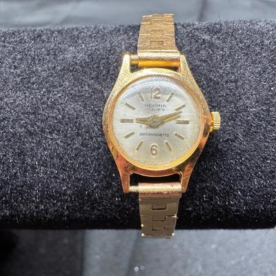 Yellow Gold 18k Case & Bacelet Hermin 17 Rubis Antimagnetic Woman’s Watch | 19.89g Total Weight