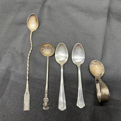 Sterling Silver 925 Souvenir Spoons | Two Peruvian Spoons | 118g Total Weight