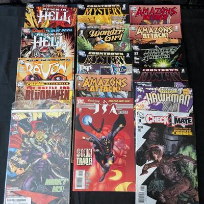 DC Comics Sightings Reign In Hell ,Raven , Amazons Attack 