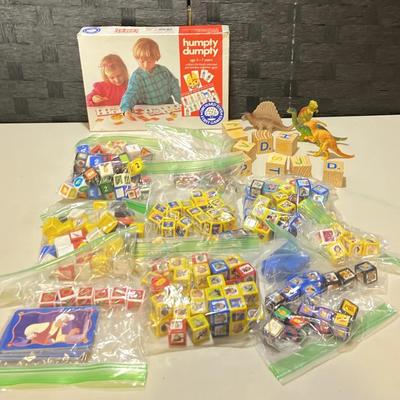 Disney & Nickolodeon Character Dice, Humpty Dumpty Game, Wooden Blocks & Dinosaurs 