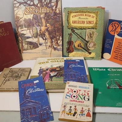 Vintage Songbooks And Christmas Music