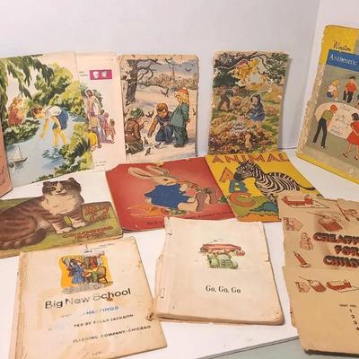 Vintage Ephemera: Children's And Sunday School Books For Crafting, And 1944 Craft Kit