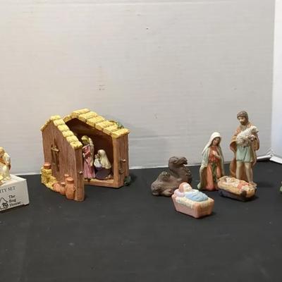 Misc Nativity Scenes : Bone China Nativity Set 6pc and More 