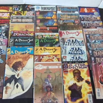 Comics Miscellaneous Blue King Aria Wildstorm Virgin Top Cow Dinosaurs 