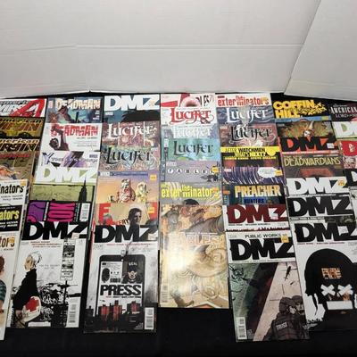 Vertigo Comics Lucifer Dead Man Exterminators 