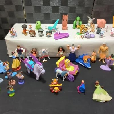 Disney Figurines From Movies Like Lion King Frozen 101 Dalmatians The Princesses All Different Sizes
