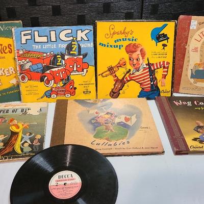 Children's Music And Story Sets On 33 1/3s