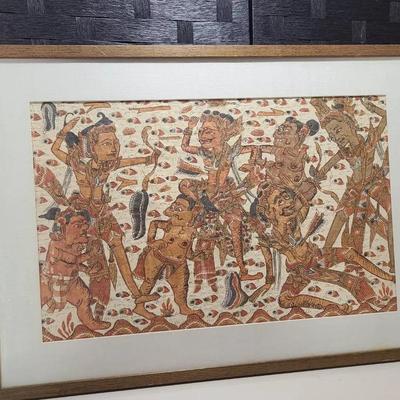 Indonesian Water Color On Paper