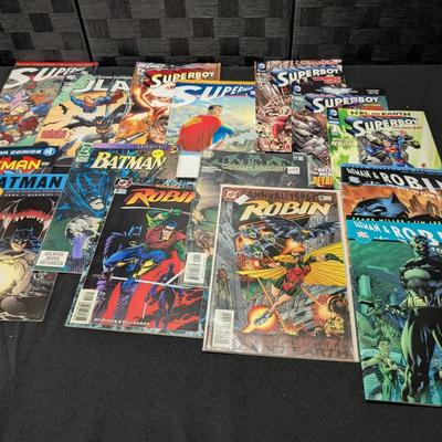 Batman & Robin & Superman & Superboy Comics