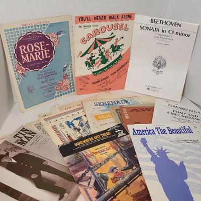 Lot Of Sheet Music