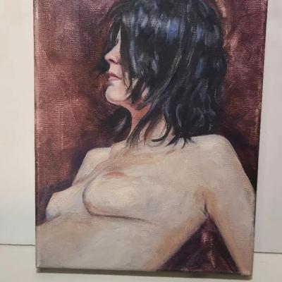 Small Original Nude On Canvas