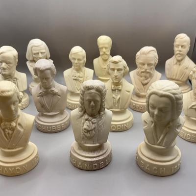 Composer Busts (Molded Plastic)
