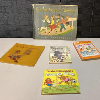 Vintage Children’s Books - In Our Church, Paddington Bear, Judy Blume 