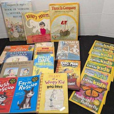 Variety Of Childrens Books : The Snowy Day, A Little Old Man, Many More....