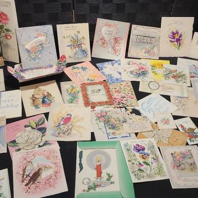 Beautiful Vintage Greeting Cards Ephemera - Easter, Mother's Day, Christmas, Graduation, Etc.