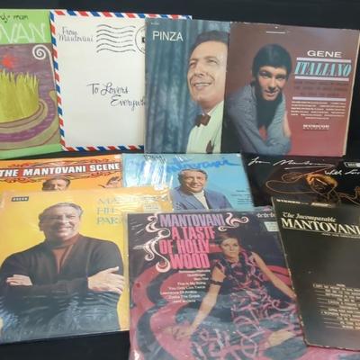 Mantovani (7) Records, Donovan, Gene Pitney ,& New Record: Pinza