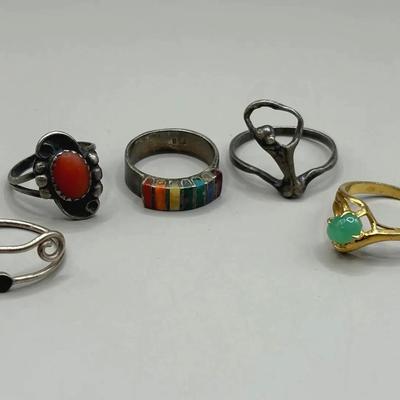 Fashion Rings, Some Sterling Silver