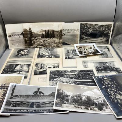 Vintage Post Cards - Black & White Photography And Ink Prints 