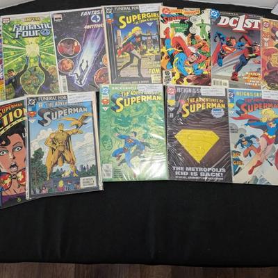 DC Comic Superman , Fantastic 4 , Super Girl 