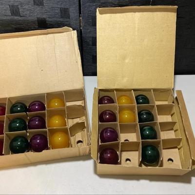 Vintage Colorful Light Bulbs 