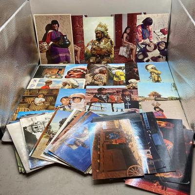 Vintage Southwestern & Asian Performance Photography Post Cards 