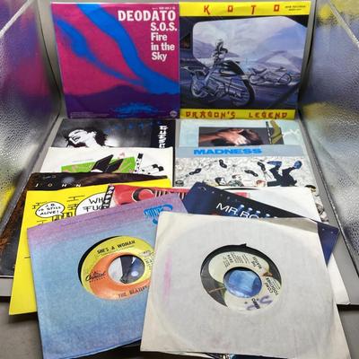 60’s-80’s 45 RPM Records - The Beatles, Koto, Styx, Grey Day & More  